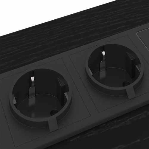 Stolik nocny z szufladą 2 pcs Czarny dąb 30 x 48 x 61 cm na Arena.pl