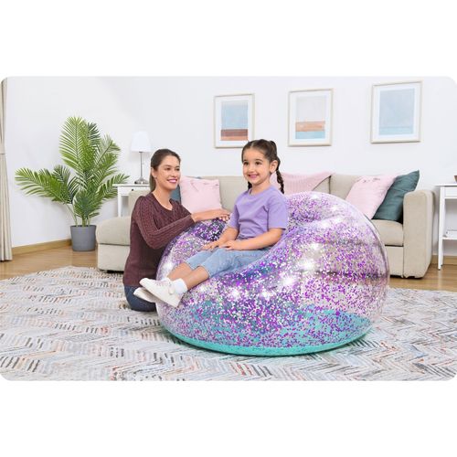 Fotel dmuchany z brokatem Bestway 75115 na Arena.pl