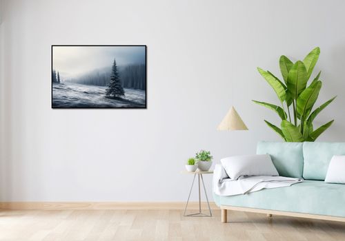 Plakat 91,5x61cm Samotna Choinka na Arena.pl