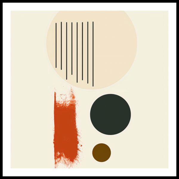 Plakat 60x60cm Symetryczna Struna zdjęcie 3