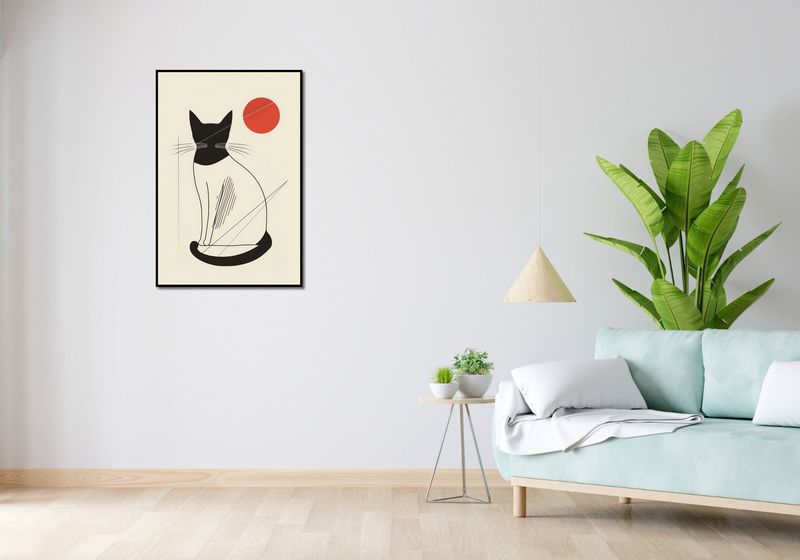 Plakat 61x90,5cm Czerwony Krąg zdjęcie 4