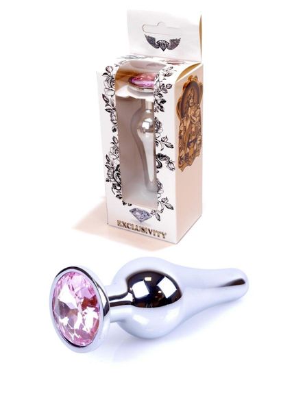 Plug-Jewellery Silver Butt Plug- Rose zdjęcie 9