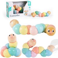 DLA DZIECI KOLOROWA GĄSIENICA DO ZGINANIA