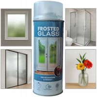 SPRAY DO SZKŁA OKNA MATUJĄCY MLECZNY FARBA PRYWATYZUJĄCA SZYBKOSCHNĄCA