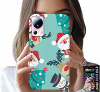 ETUI DO XIAOMI 13 LITE - MIKOŁAJ, RENIFER BAŁWAN ŚWIĄTECZNE WZORY