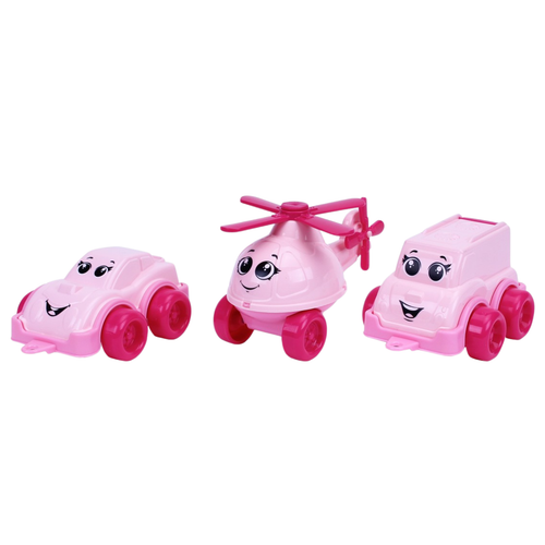 Zestaw Pojazdów Dla Dziewczynki Autka Helikopter Technok 8003 na Arena.pl