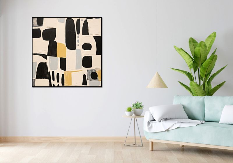 Plakat 100x100cm Geometria Cieni zdjęcie 4