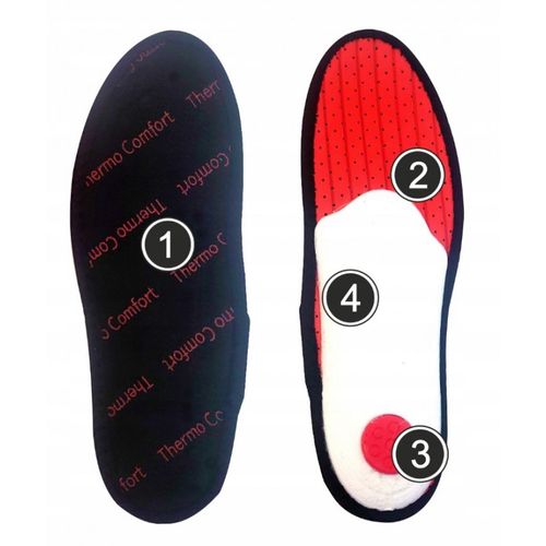 r. 45/46 - zimowe wkładki do butów ortopedyczne polar profil corbby na Arena.pl