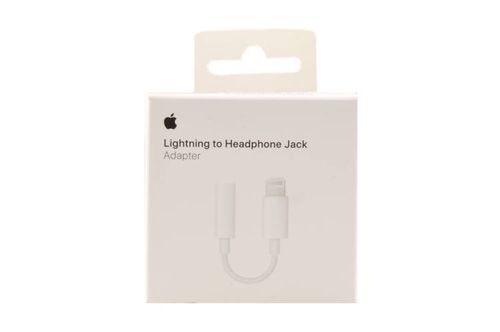 Oryginalny adapter kabel przejściówka Apple Lightning do Jack 3.5 mm na Arena.pl
