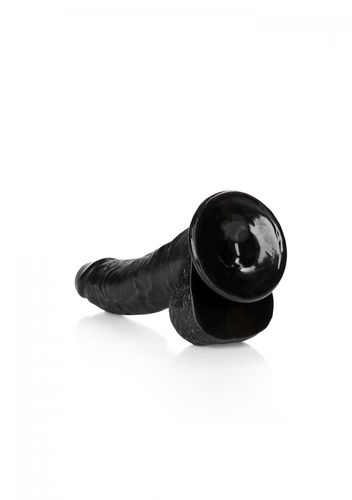 curved realistic dildo  balls  suction cup   8/ 20,5 cm na Arena.pl