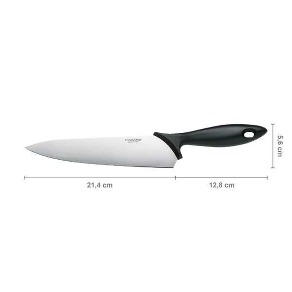 Fiskars Essential 1065565 nóż szefa kuchni 21 cm – uniwersalny nóż kuchenny zdjęcie 1