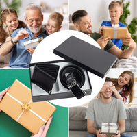 Pasek I Portfel Na Prezent Dla Chłopaka Elegancki Męski Zestaw Zp08