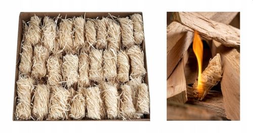 Podpałka Rozpałka Ekologiczna do Kominka Pieca Grila Eco Super Wydajna 2Kg na Arena.pl