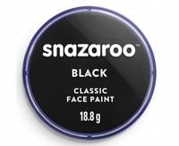 Profesjonalna Farba do Malowania Twarzy 18 ml Czarna Snazaroo