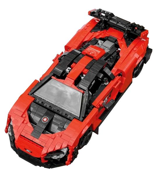 Zestaw Klocków Auto Sportowe Pomarańczowe 1372El. zdjęcie 6