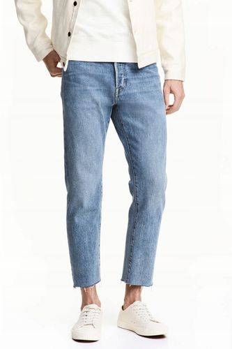 H&M Dżinsy Cropped Relaxed rozm. 30,S na Arena.pl