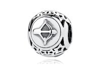 Rodowany srebrny charms pandora znak zodiaku strzelec srebro 925 BEAD23