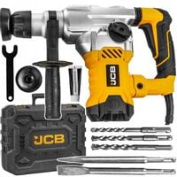 WIERTARKA UDAROWA SDS+ MŁOTOWIERTARKA 6J MOCNA 1500W Z UDAREM WALIZKA JCB