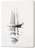Obraz 70x100cm Szkuner, Winslow Homer Vintage do Salonu