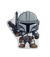 Poduszka Chibi Mandalorian - Boba Fett