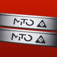 Listwa progowa ALFA ROMEO MITO  MITO S Stal nierdzewna 304 mat 2szt