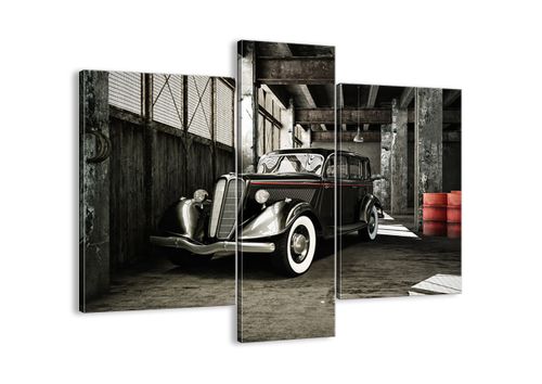 Obraz Na Płótnie - Samochód Garaż  - 95X80 Cm - Cb95X80-2557 na Arena.pl