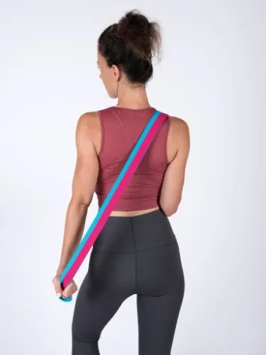 Pasek do jogi klasy Premium, Taśma z Certyfikatem OEKO-TEX, Stal Nierdzewna na Arena.pl