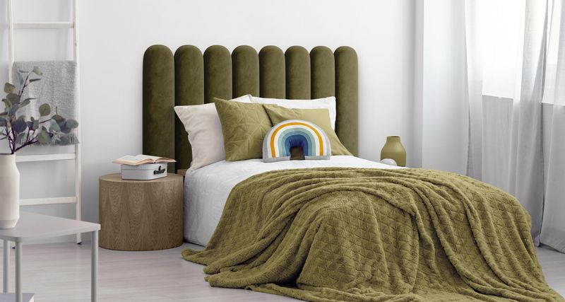 PANELE TAPICEROWANE PŁOTEK KHAKI DLA DZIECI 100cm x 30cm zdjęcie 6