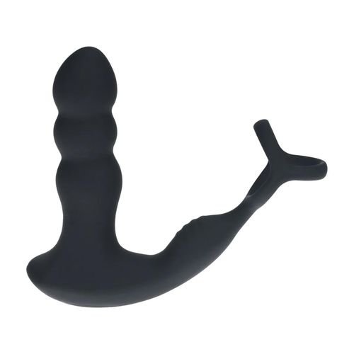 Dual Vibrating Remote Rotating Head Silicone Prostate Stimulator With Cock na Arena.pl