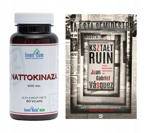 Nattokinaza 300 mg Invent Farm Krążenie Serce 60 kaps. na Arena.pl