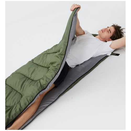 Śpiwór Turystyczny Zieleń Lekki Mumia Kołdra 2W1Pokrowiec Swr01Zie na Arena.pl