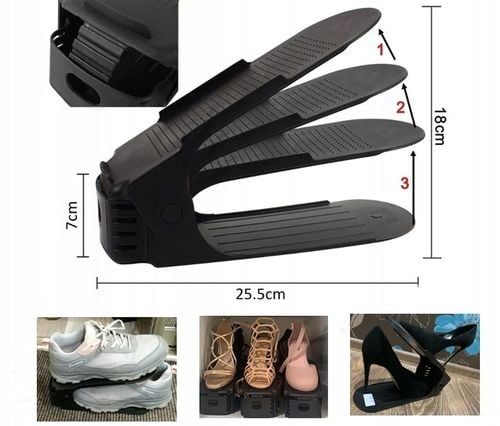 10x ORGANIZER UCHWYT NA BUTY OBUWIE PÓŁKA DO SZAFY na Arena.pl