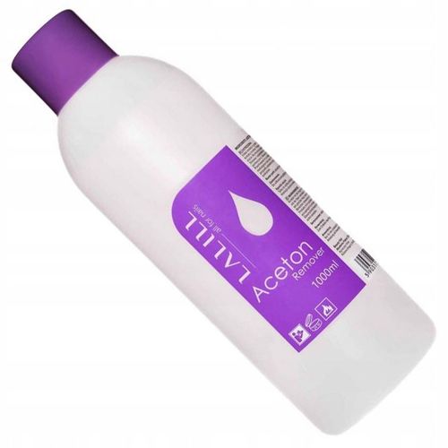 Aceton kosmetyczny remover do hybryd usuwa tipsy 1000ml na Arena.pl