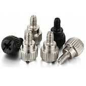 4x Śruba obudowy ręcznie zakręcana czarna M3.5 5mm