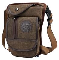 TORBA MOTOCYKLOWA BIODRÓWKA NERKA SASZETKA NA NOGĘ BRĄZOWA