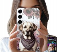 ETUI DO SAMSUNG GALAXY A24 4G - PIESEK PIESKI HUSKY PSIE WZORY + SZKŁO