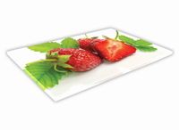 SZKLANA DESKA KUCHENNA 30x20 297a Truskawki