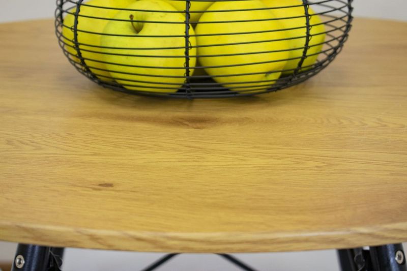 Stół TODI Okrągły 80cm - dąb zdjęcie 11