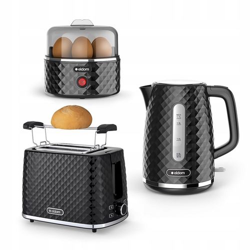 Czajnik elektryczny bezprzewodowy biały ELDOM C280B 1,7L 2200W cichy MOCNY na Arena.pl