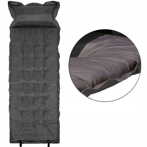 MATA SAMOPOMPUJĄCA KARIMATA 180x66 cm Z PODUSZKĄ GRUBA Z POKROWCEM MATERAC na Arena.pl