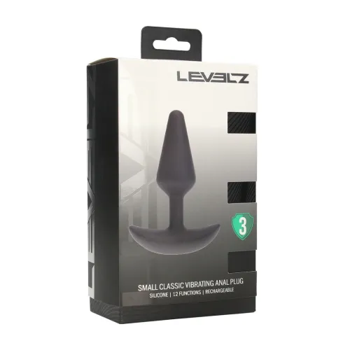 levelz - silikonowy anatomiczny plug wibrujący, rozmiar s na Arena.pl