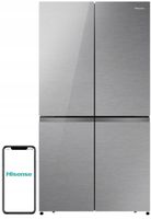 Lodówka HISENSE RQ758N4SGIE1 Side 178cm Srebrna