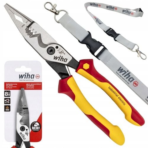 Wiha szczypce uniwersalne 8w1 izolowane 1000V dla elektryka 45705 + na Arena.pl