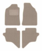 Dywaniki welurowe LUX beżowe Mazda BT-50 2007-2012 pickup z mocowaniami