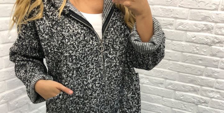 SUPEŁKOWA NARZUTKA SWETER PŁASZCZ BLUZA oversize zdjęcie 5