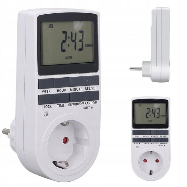 PROGRAMATOR CZASOWY WŁĄCZNIK WYŁĄCZNIK LCD zdjęcie 1