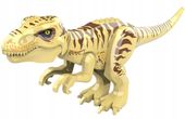 KLOCKI DINOZAUR T-REX DŹWIĘKI RUCHOMA FIGURKA