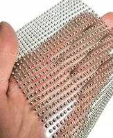 DŻETY PÓŁ PEREŁKI SREBRNE 3 MM 1500 SZT PEREŁKI