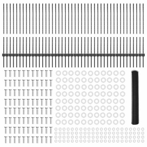 Ogrodzenie z słupkami Szary 1 x 100 m Stal na Arena.pl