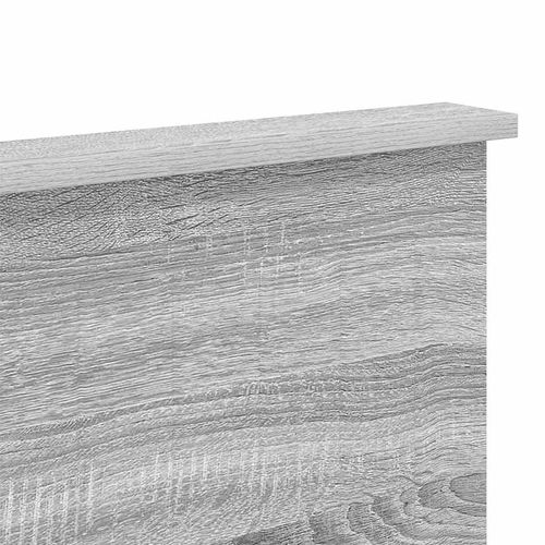 Zagłówek Szary Sonoma 140 cm Materiał drewnopochodny na Arena.pl